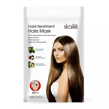 SKAILIE Маска-шапочка для волос с маслом Ши и макадамия 35.0