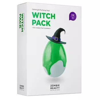 SKIN1004 Маска для лица на основе центеллы и экстракта зеленого чая Zombie Beauty 16 шт.