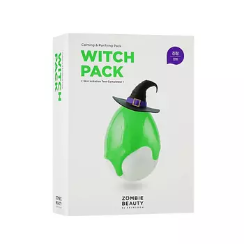 SKIN1004 Набор успокаивающих глиняных масок для лица с зеленым чаем ZOMBIE BEAUTY Witch Pack