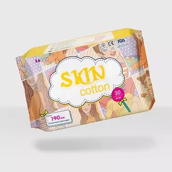 SKIN COTTON Ежедневные гигиенические прокладки