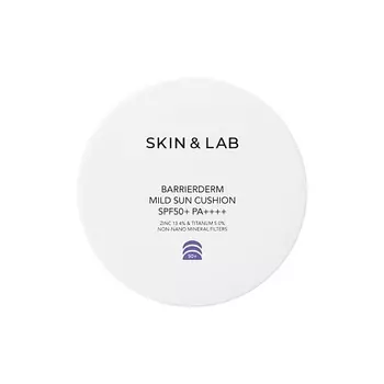 SKIN&LAB Солнцезащитный крем в формате кушона Barrierderm Mild Sun Cushion SPF 50+ PA++++ 15.0