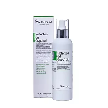 SKINDOM Гель для лица защитный с экстрактом грейпфрута 220.0
