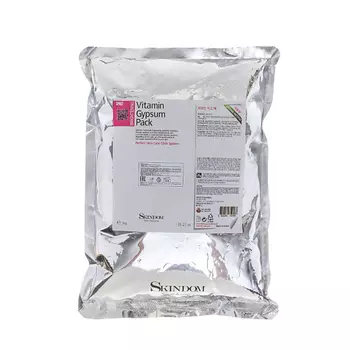 SKINDOM Гипсовая маска для лица витаминная