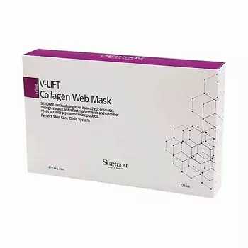 SKINDOM Комплект V-Lift коллагеновая маска с экстрактом паутины 100.0