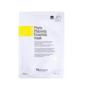 SKINDOM Тканевая маска для лица с фитоплацентой 35.0