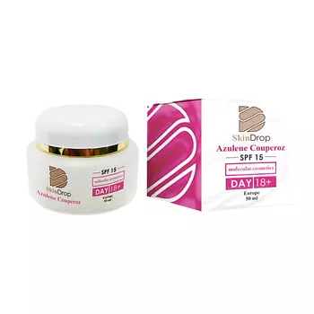 SKINDROP Дневной крем для лица Azulene Couperoz SPF 15 50.0