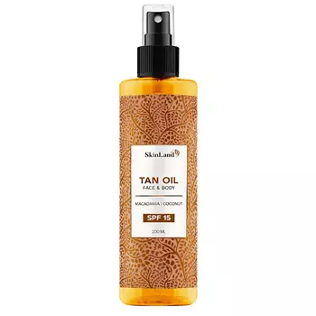 SKINLAND Масло для загара SPF 15 питательное 200.0