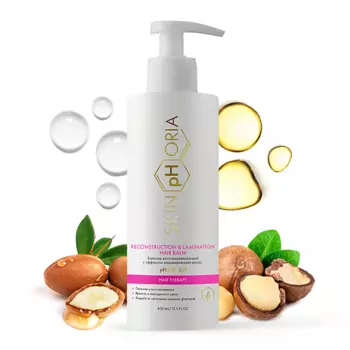SKINPHORIA Бальзам для волос восстанавливающий с эфф. ламинирования Reconstruction & Lamination Balm 400.0