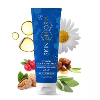 SKINPHORIA Липидовосстанавливающий бальзам для лица и тела Recovery Face & Body Cream 75.0