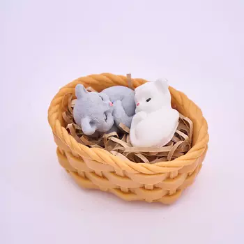 SKUINA Мыло котята инь янь, мыло ручной работы 1.0