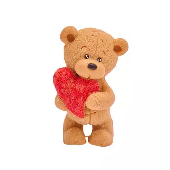 SKUINA Мыло медвежонок с сердечком, мыло подарок 100.0