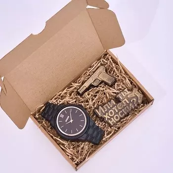 SKUINA Мыло мужчине часы и портмоне 100.0