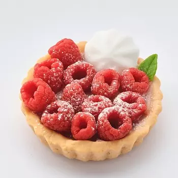 SKUINA Мыло ручной работы Большая тарталетка с малиной и безе 110.0