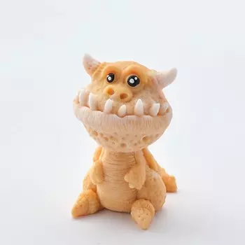 SKUINA Мыло ручной работы Дракон-зубастик коричневый 47.0