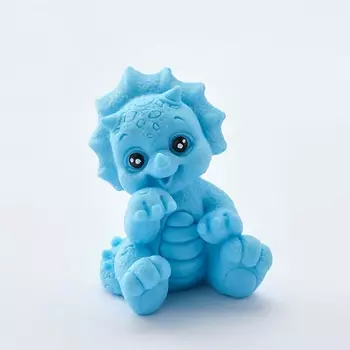 SKUINA Мыло ручной работы Дракоша голубой 62.0