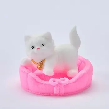 SKUINA Мыло ручной работы Котик на лежанке 90.0