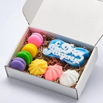 SKUINA Мыло ручной работы С днем рождения и сладости 210.0