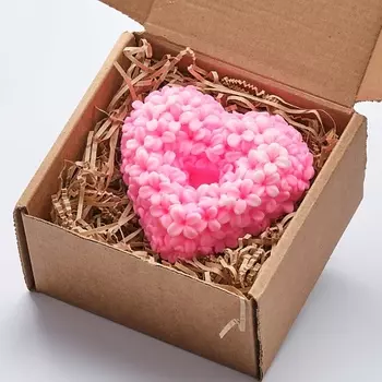 SKUINA Мыло ручной работы Сердце сирень 75.0