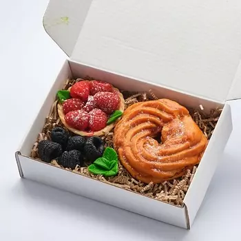 SKUINA Мыло ручной работы Тарталетка и творожное кольцо 200.0