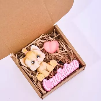 SKUINA Мыло ручной работы зайчик и малина 100.0