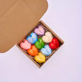 SKUINA Мыло сердечки мини, набор подарочный 1.0