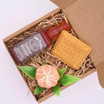 SKUINA Мыло виски и мандарин, подарочный набор 1.0