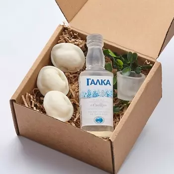 SKUINA Мыло водка и огурцы, мыло мужчине, подарочный набор 100.0