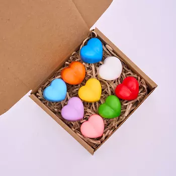 SKUINA Набор мыла сердечки мини 1.0