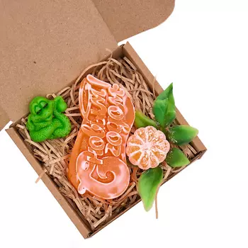 SKUINA Новогодний набор со змеей и мандарином 100.0