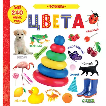 Сlever CLEVER Первые знания. Фотокниги. Фотокнига. Цвета