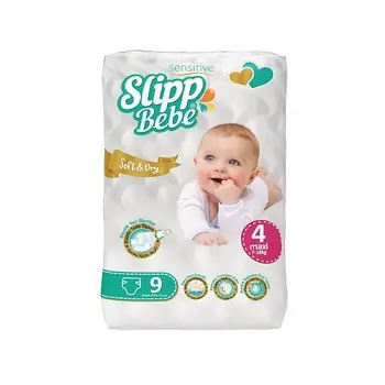 SLIPP BEBE Подгузники для детей № 4 9.0