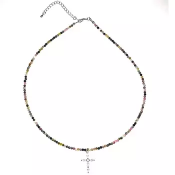 SLOMAYA Чокер с подвеской-крест