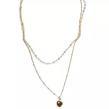 SLOMAYA Колье с кристаллом SWAROVSKI