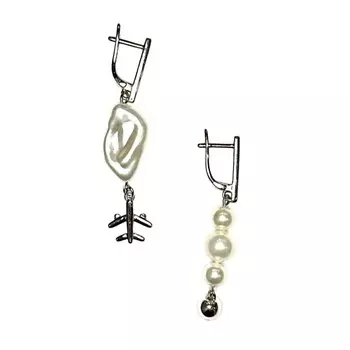 SLOMAYA Серьги с жемчугом