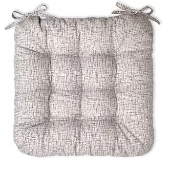 SMART TEXTILE Подушка на сиденье из рогожки с поролоновой крошкой