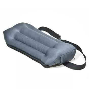 SMART TEXTILE Подушка под спину на стул или кресло с лузгой гречихи Офис