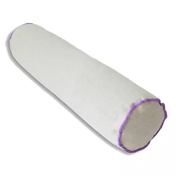 SMART TEXTILE Подушка - Валик "Релакс-арома" с лузгой гречихи и лавандой, 40х10 см