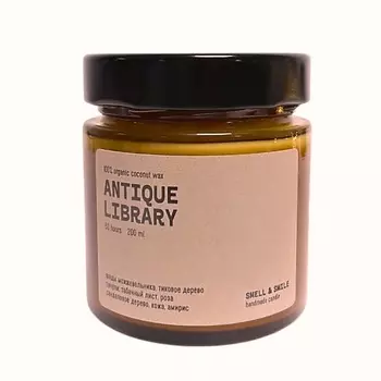 SMELL & SMILE Свеча ароматическая Антикварная библиотека