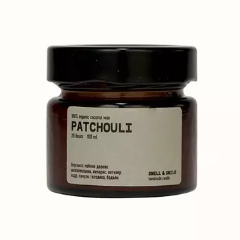 SMELL & SMILE Свеча ароматическая Пачули