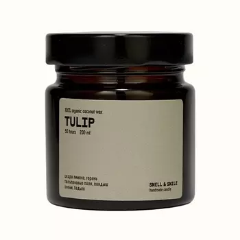 SMELL & SMILE Свеча ароматическая Тюльпан