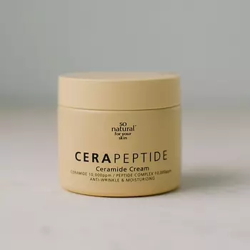 SO NATURAL Разглаживающий крем на основе керамидов и комплекса пептидов Cera Peptide Cream 70.0