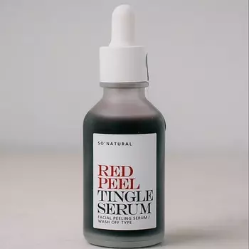 SO NATURAL Тонизирующая сыворотка с эффектом покалывания Red Peel Tingle Serum 35.0