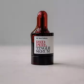 SO NATURAL Тонизирующая сыворотка с эффектом покалывания Red Peel Tingle Serum 10.0