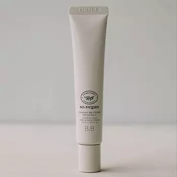 SO NATURAL Успокаивающий BB крем So Vegan Calming BB Cream SPF 24 PA++