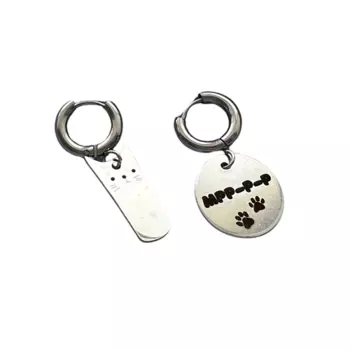 СОЧИНЯЙ МЕЧТЫ Серьги ассиметричные