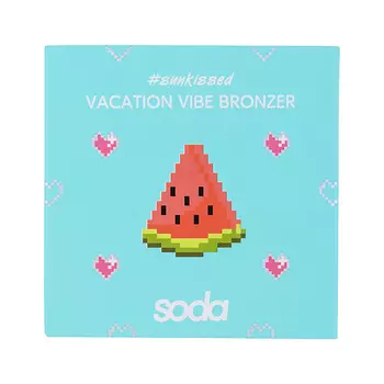 SODA Бронзер прессованный Vacation Vibe Bronzer #sunkissed