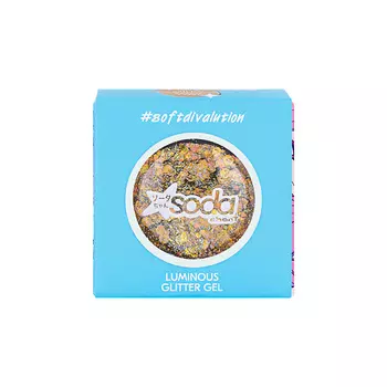 SODA Chan Глиттер-гель для лица Luminous #softdivalution