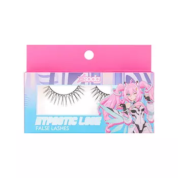 SODA Chan Накладные ресницы с белыми вставками Hypnotic Look #softdivalution