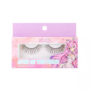 SODA Chan Накладные ресницы с розовыми вставками Eyes On The Prize #softdivalution