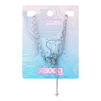 SODA Chan Ожерелье Purple Heart #softdivalution